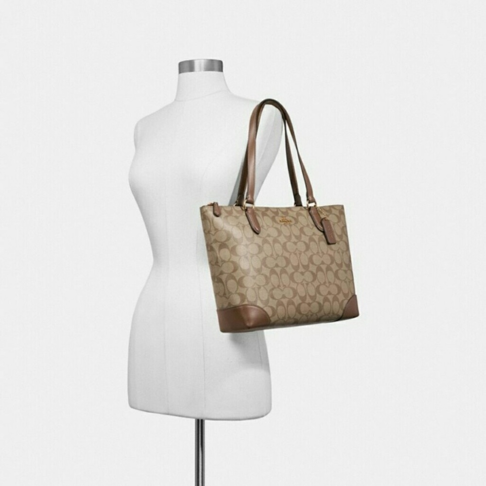 💚Coach Zip Top Tote💚 - Picture 2 of 5